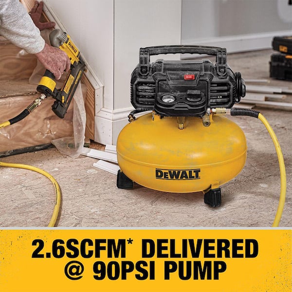 6 Gal. Heavy-Duty Pancake Electric Air Compressor and 18-Gauge Brad Nailer Combo Kit (1-Tool) 6 Gal. Heavy-Duty Pancake Electric Air Compressor and 18-Gauge Brad Nailer Combo Kit (1-Tool)