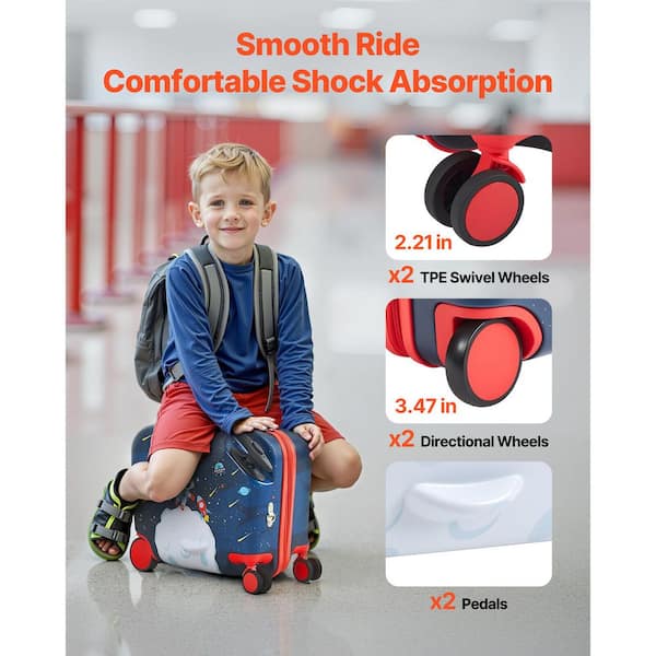 SVOPES Ride-on Luggage, 26 L Capacity, 18 in. Toddler Carry-On