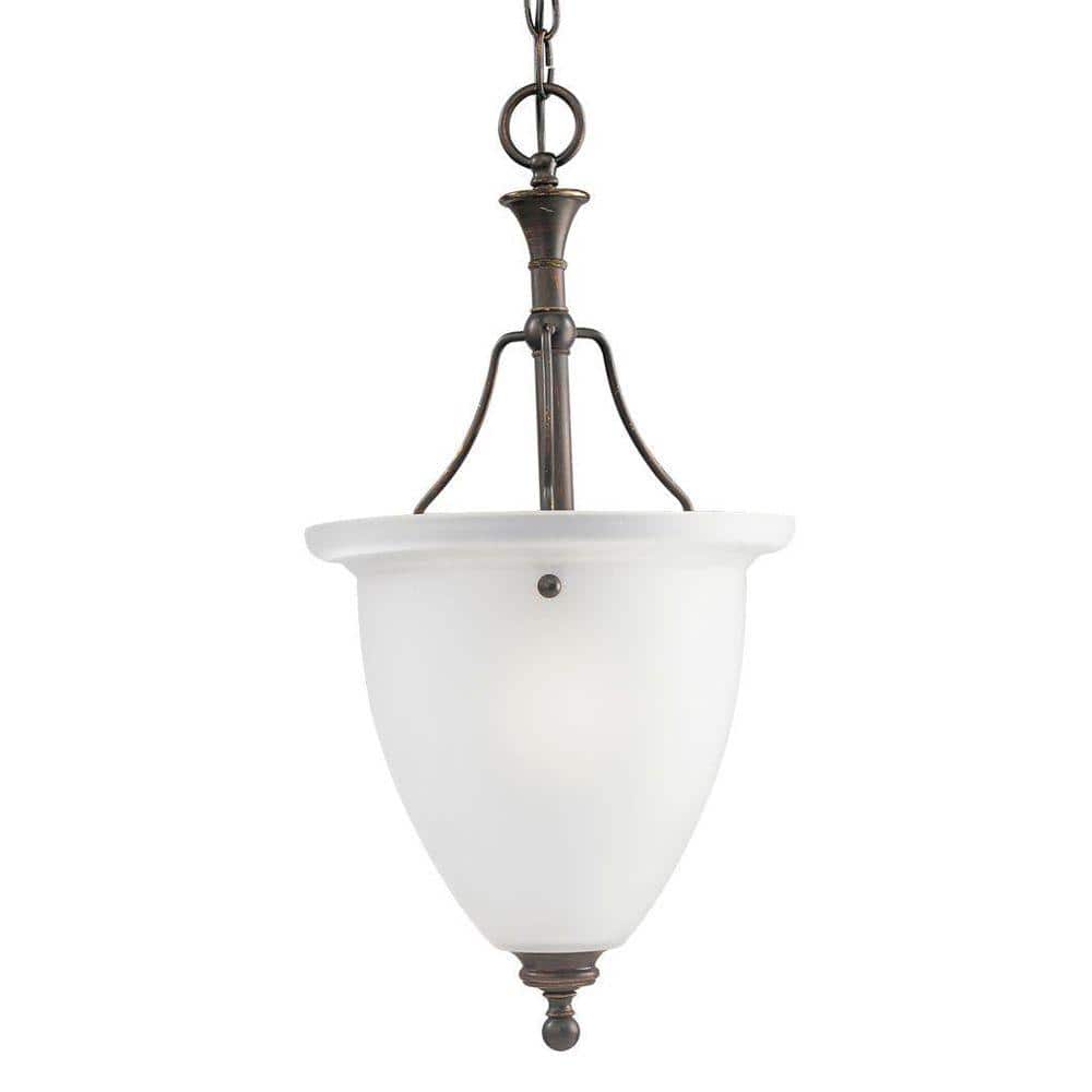 Madison Antique Bronze Glass Pendant Light
