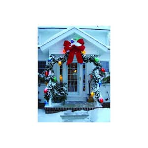 6-Light Outdoor Holiday String Light Set of Assorted Color and White Fixturing