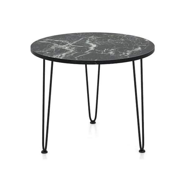 Outdoor Coffee Table with Sturdy and Durable Metal Tripod Legs for Living Room, Office, Garden, Lawn, Patio