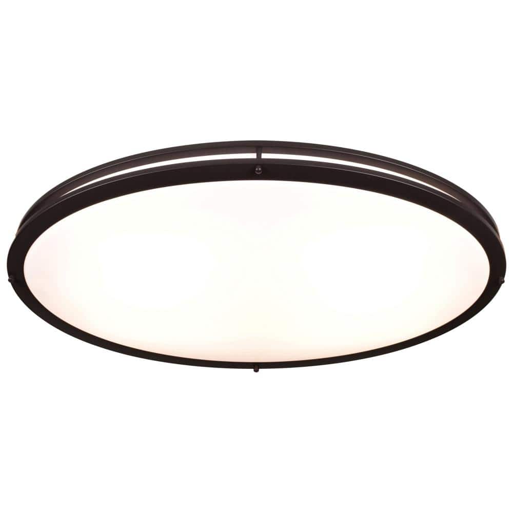 Access Lighting Solero III 5 in. 1Light Bronze Integrated LED Flush