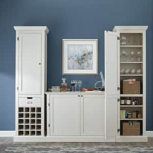 Prescott Polar White Modular 2-Door Kitchen Pantry