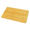 Bath Rug Runner Mat Memory Foam 3D Pebble 48L x 18W - Yellow Mustard