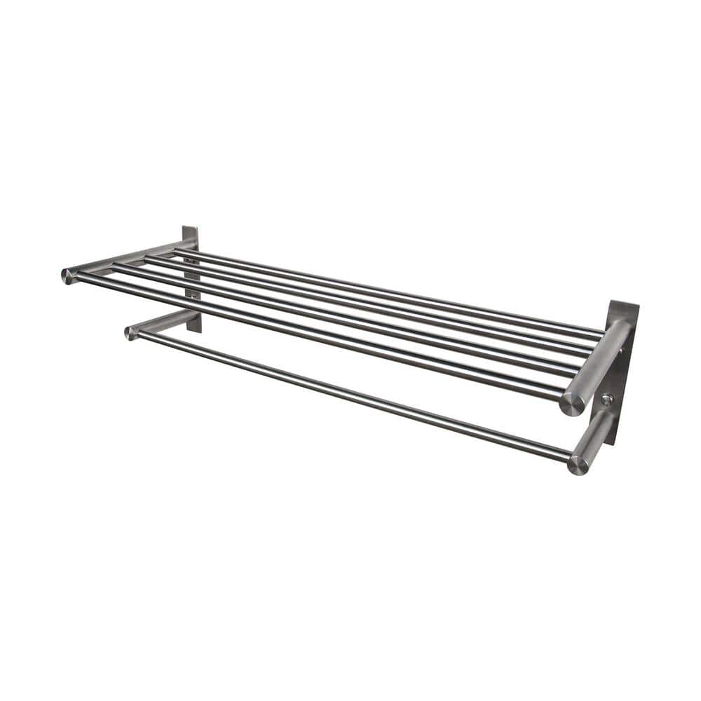 Stainless Steel Wall Mounted Towel Rack with Bar