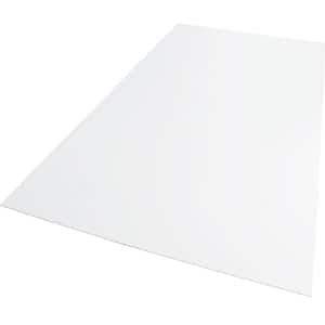 12 in. x 12 in. x 0.079 in. Foam PVC White Sheet