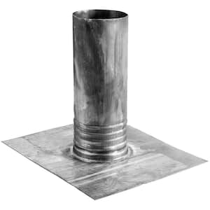 4 in. Lead Roof Boot No Caulk Vent Pipe Flashing