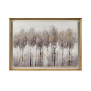 Anky 1-Piece Framed Art Print 25.5 in. x 35.5 in. Hand Painted Abstract Landscape Wall Art Set