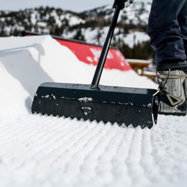DMOS Stealth X-Wide Snow Shovel - Aluminum Blade with Collapsible
