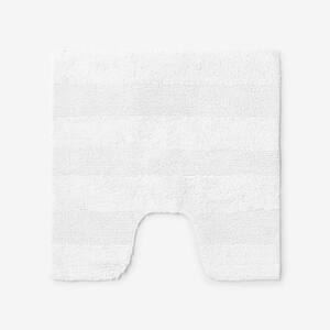 Company Cotton White 24 in. x 24 in. Reversible Bath Rug