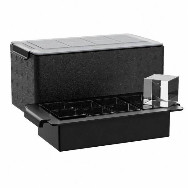 Clear Silicone Ice Cube Tray for Whiskey, 2 in. Slow-Melting Large Square Cubes for Bourbon Cocktails