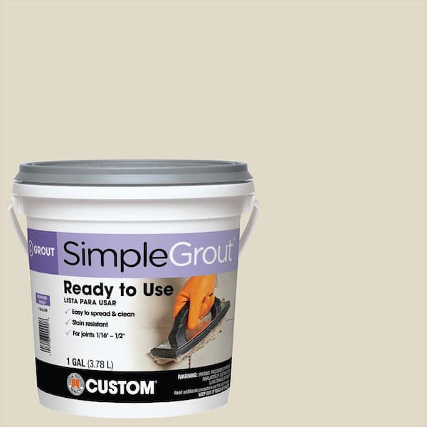 Custom Building Products SimpleGrout #333 Alabaster 1 gal. Pre-Mixed Grout