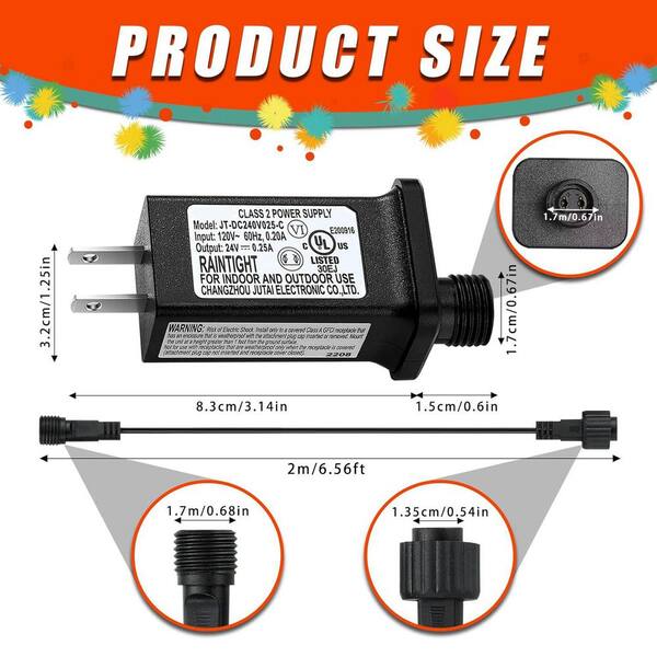 24V 0. 25A LED Controller with Extension Cord, Replacement Model