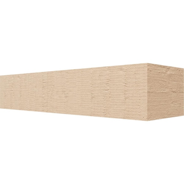 Ekena Millwork 6-in. x 4-in. x 20-in. Block Woodgrain, Primed Tan Timberthane Polyurethane Rafter Tail Brace