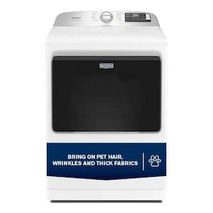 7.4 cu. ft. vented Top Load Electric Dryer in White with Pet Pro Option