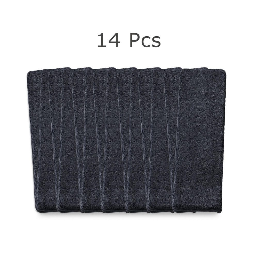 Dark Gray Ultra Plush Non-Slip Stair Treads, 9.5" x 30"