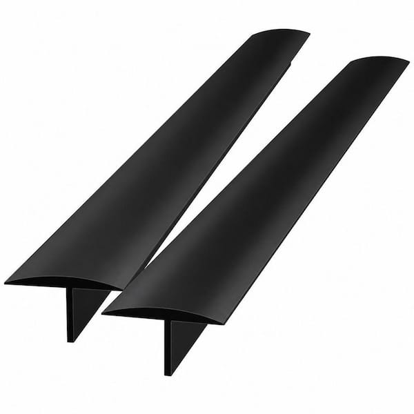 2 Pack Black Silicone Stove Counter Gap Cover, 30 in. Extra Long Kitchen Range Gap Filler, Cut to Any Size