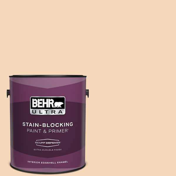 BEHR ULTRA 1 gal. #PPU4-11 Porcelain Peach Extra Durable Eggshell Enamel Interior Paint & Primer