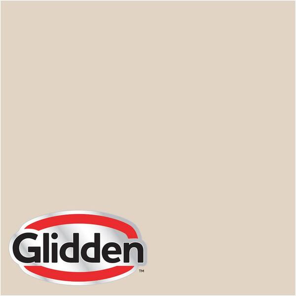 Glidden Premium 1 gal. #HDGWN02U Safari Bisque Beige Flat Interior Paint with Primer