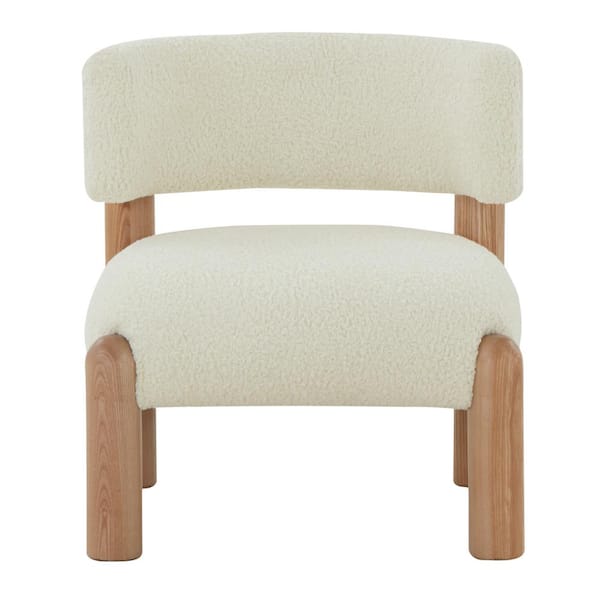 SAFAVIEH Rosabryna Ivory/Natural Accent Chair