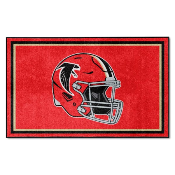 Fanmats Red 3 ft. x 5 ft. Atlanta Falcons Vintage Area Rug