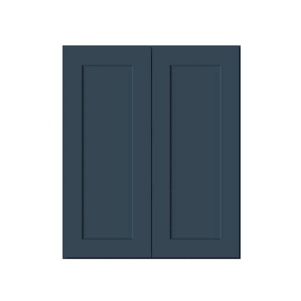 30 in. W x 12 in. D x 36 in. H Ready to Assemble Solid Wood Frame Shaker Standard Wall Kitchen Cabinet in Cyber Grey price history on PriceWatchPro