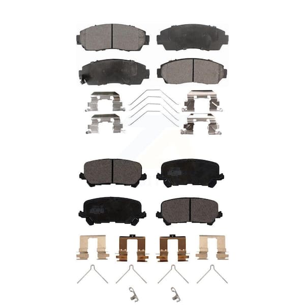 TEC Front Rear Ceramic Brake Pads Kit For 2019-2022 Honda Passport KTC-100566