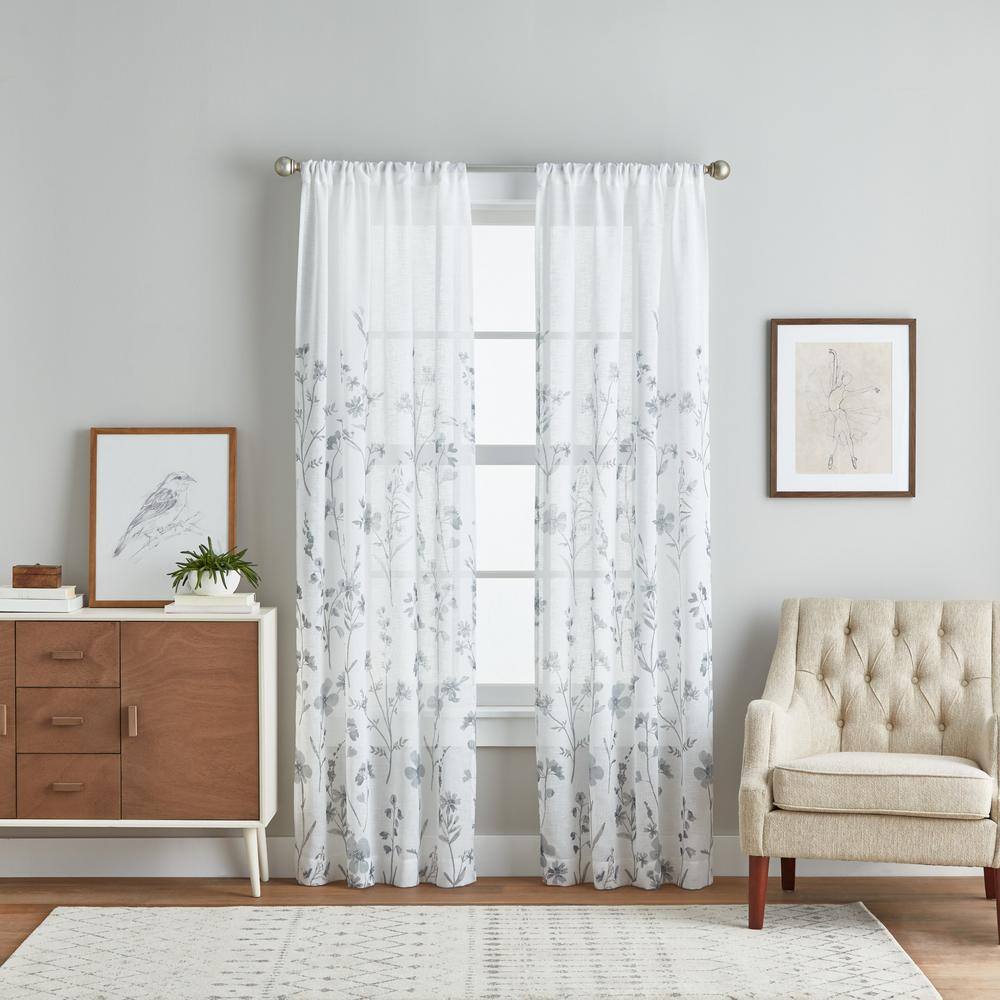 Dkny wallflower fashion sheer curtains