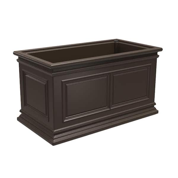 Algreen PRODUCTS 30 in. Brownstone Covington Trough