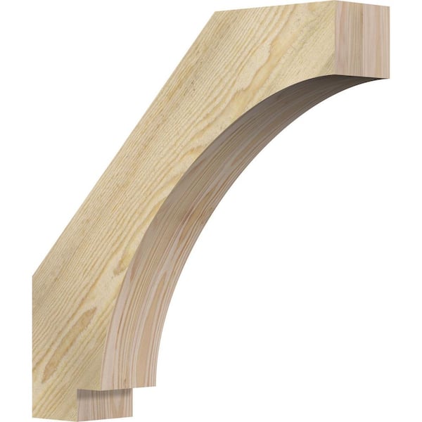 Ekena Millwork 4"W x 20"D x 20"H Imperial Rough Sawn Knee Brace, Douglas Fir