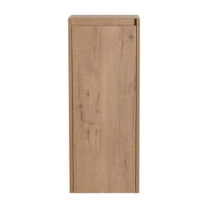 12 in. W x 10 in. D x 29.5 in. H Bathroom Storage Wall Cabinet in Imitative Oak Finish Side Cabinet Soft Close Door