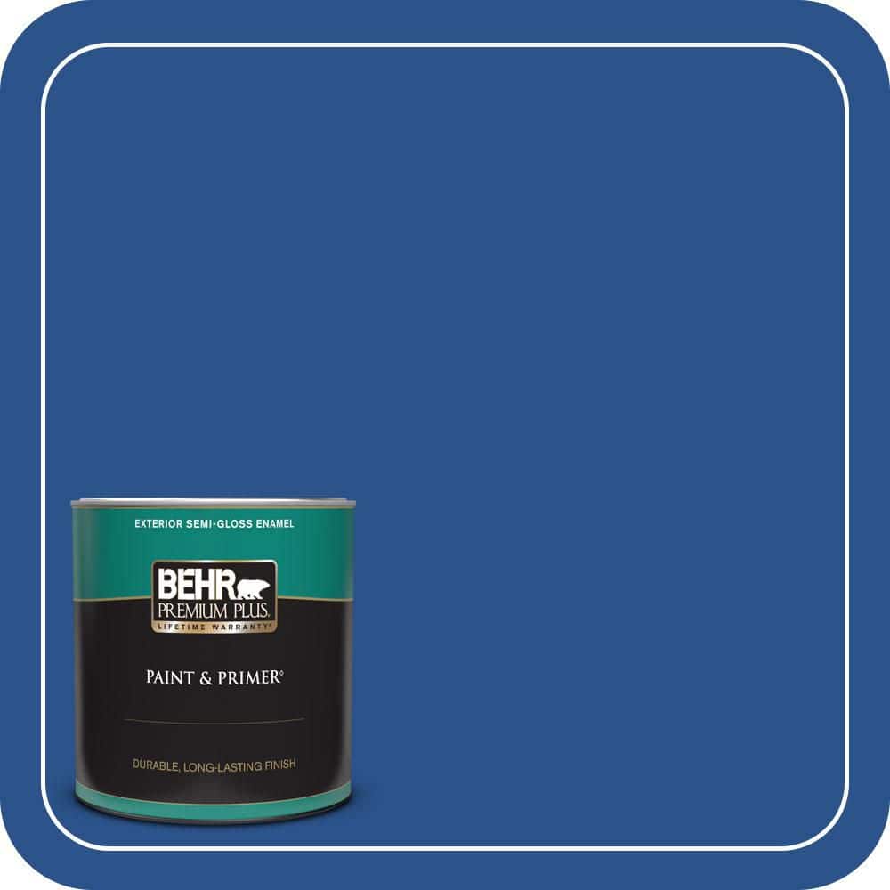 1 qt. #P520-7 Flashy Sapphire Semi-Gloss Enamel Exterior Paint & Primer price history on PriceWatchPro