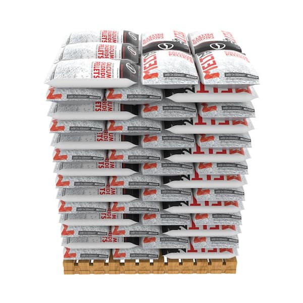 Snow Joe Melt 25 lb. Professional Strength Calcium Chloride Pellets Ice Melter (Pallet of 100 Bags)