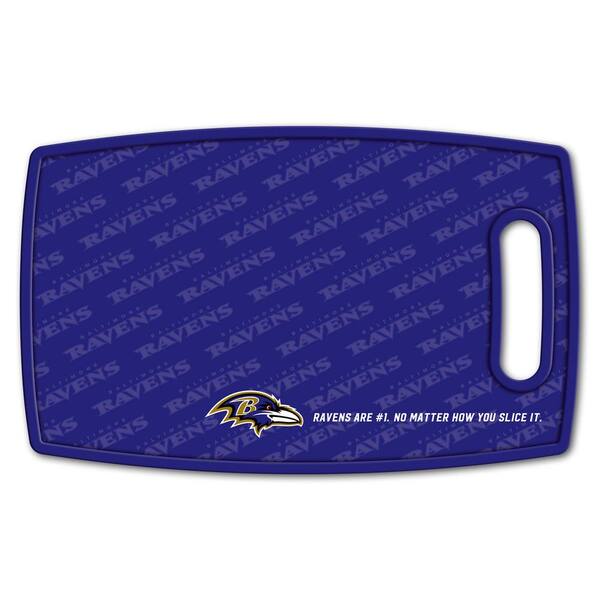 YouTheFan NFL Baltimore Ravens Retro Series Polypropyene Cutting Board  0959939 - The Home Depot