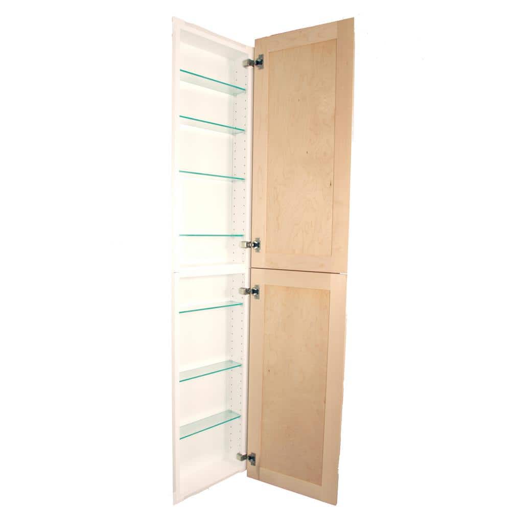 Silverton 14 in. x 62 in. x 4 in. Frameless Recessed Medicine Cabinet/Pantr