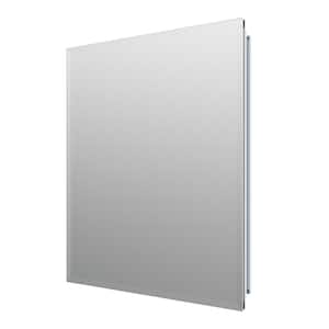 Yana 20 in. W x 26 in. H Rectangular Silver Aluminum Recessed/Surface Mount Medicine Cabinet with Mirror