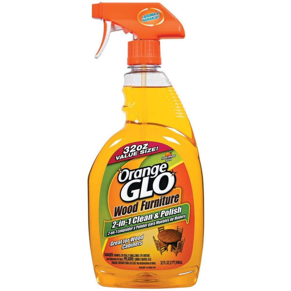 Orange Glo 32 Oz Wood Furniture Cleaner And Polish 121283a00 The Home Depot