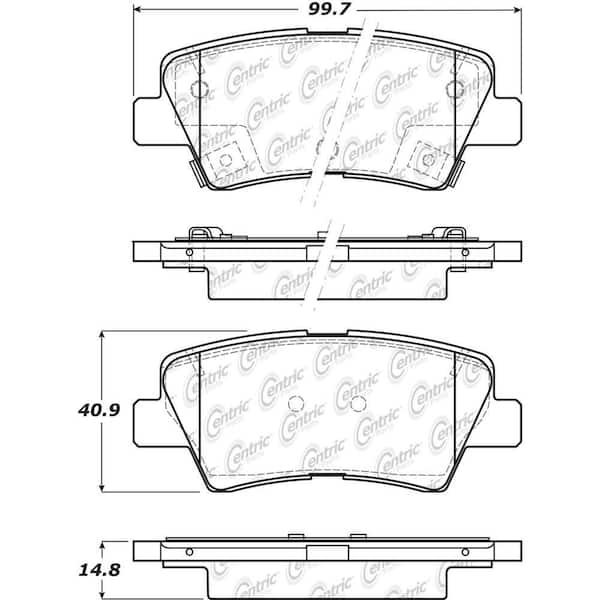 Centric Parts Disc Brake Pad Set