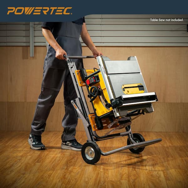 Foldable and Portable Table Saw Stand with Wheels, with 330Lbs Load Capacity, Compatible with Dewalt Table Saw