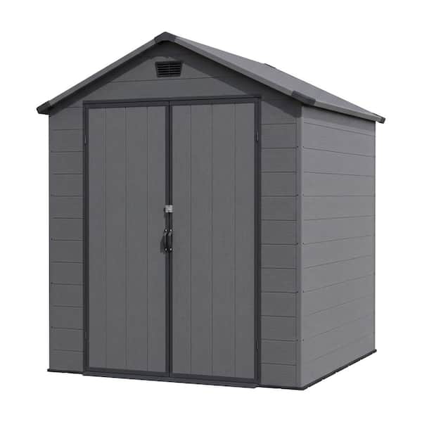 Keter Darwin 6 ft. W x 6 ft. D Outdoor Durable Resin Plastic