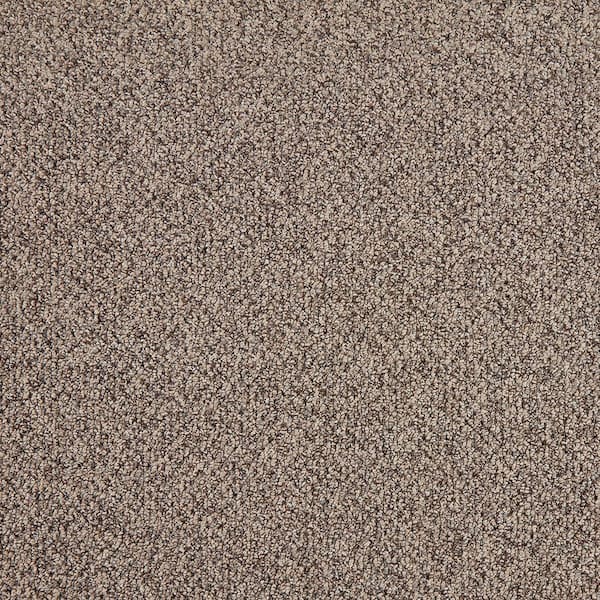 TrafficMaster Moss Peak - Ashton - Gray 31 oz. Polyester Pattern Installed Carpet
