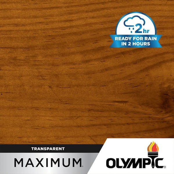 Maximum 1 gal. Redwood Transparent Exterior Stain and Sealer in One Low VOC