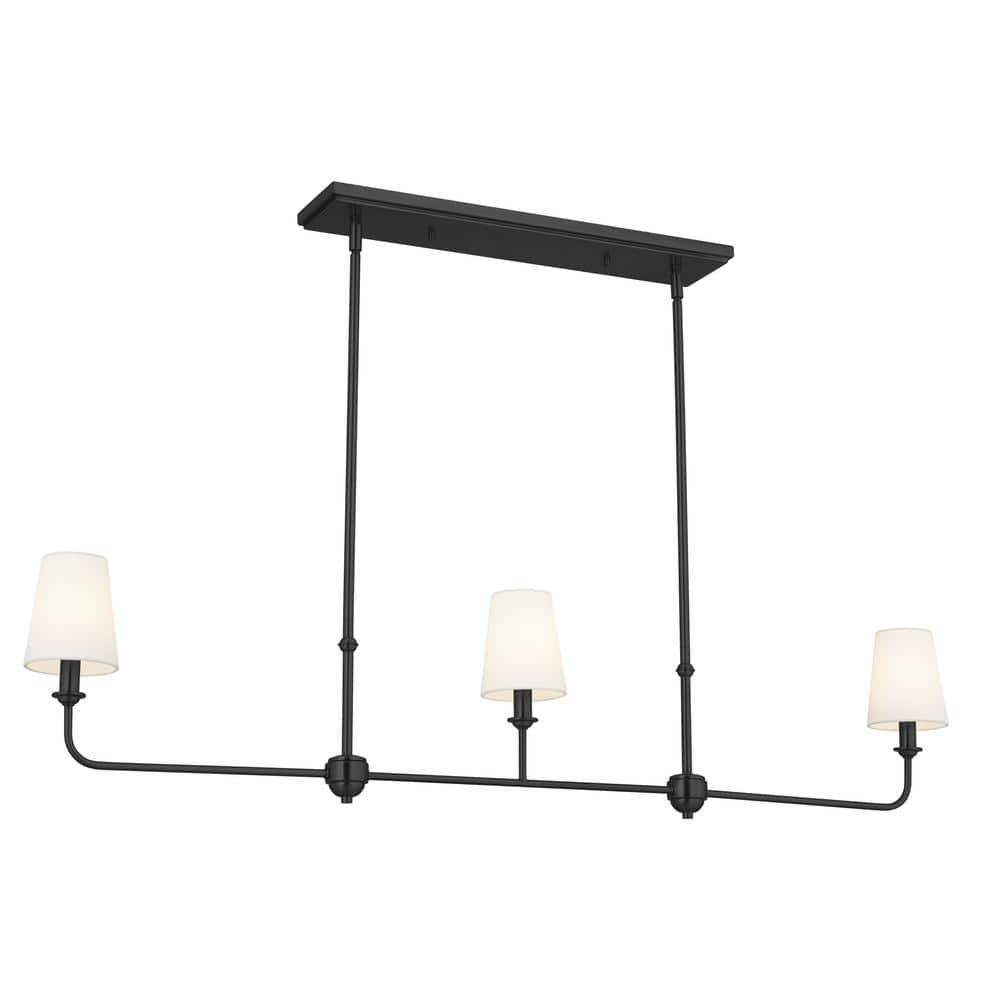 Kichler Lighting Pallas 3 - Light Chandelier in  Black