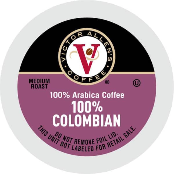 Victor Allen's Coffee 100% Colombian, Medium Roast, 120 Count