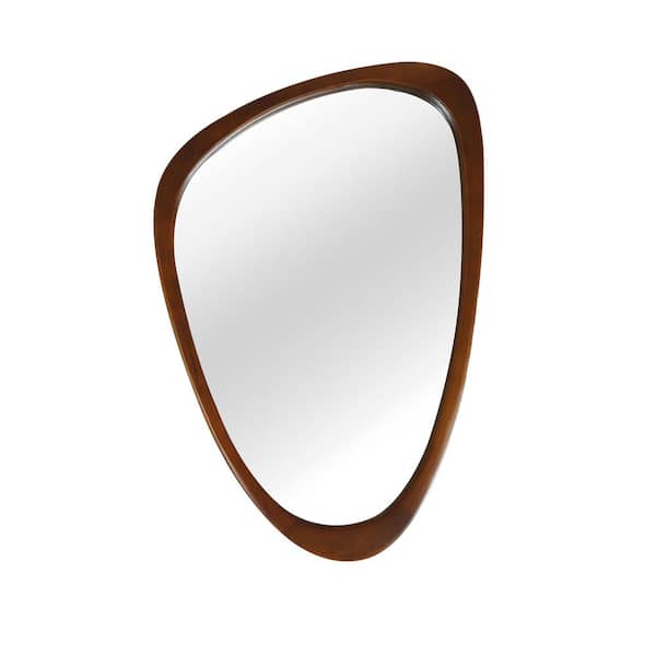 20.00 in. W x 30.00 in. H Novelty/Specialty Frame Vertical/Horizontal Wall Mount Bathroom Vanity Mirror in Black