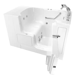 Gelcoat Value Series 52in. x 32in. Right Hand Touch Control Walk-In Whirlpool Bathtub with Outward Opening Door in White