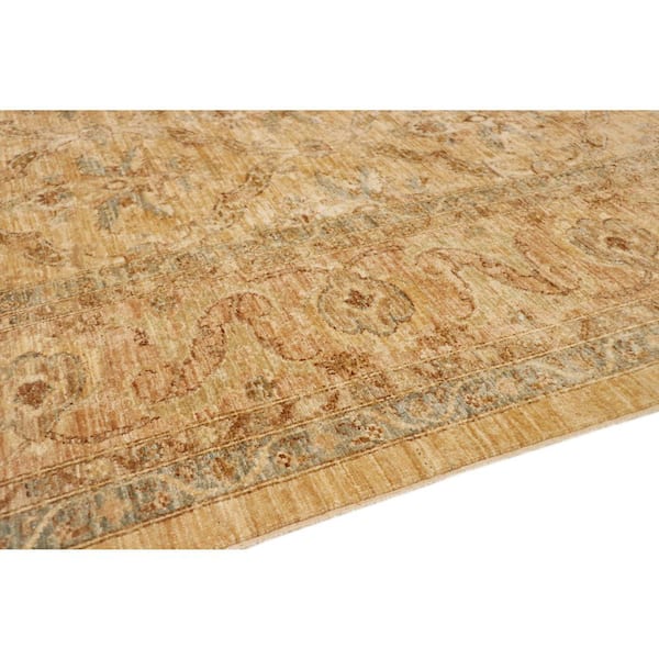 Wool Area Rug Pkb 1357 Gold, 9 X 11 Wool Area Rugs