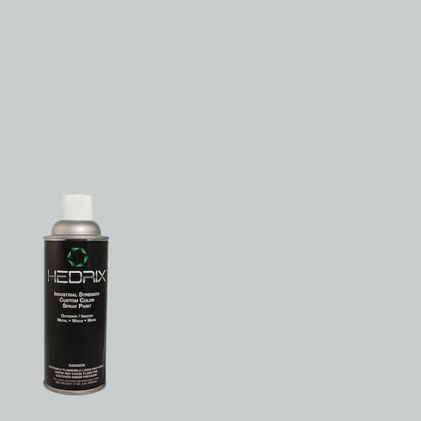 Hedrix 11 oz. Match of 720E-2 Light French Gray Semi-Gloss Custom Spray Paint (2-Pack)