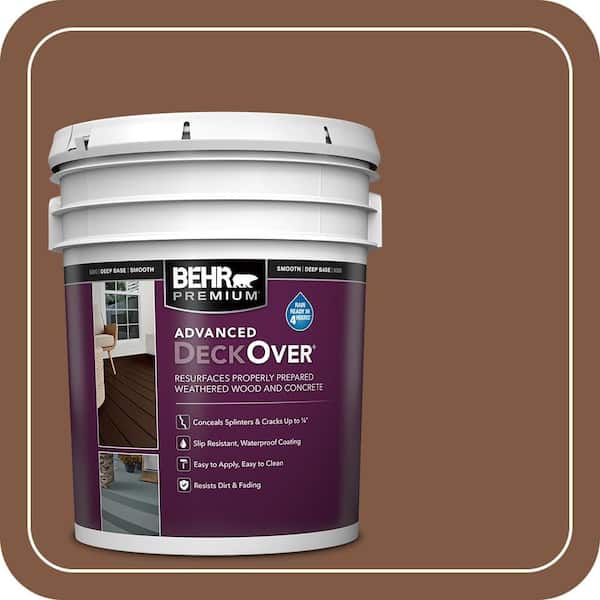 5 gal. #SC-110 Chestnut Smooth Solid Color Exterior Wood and Concrete Coating