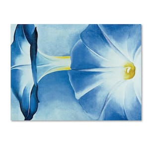 24 in. x 32 in. Blue Morning Glories by Georgia O'Keefe